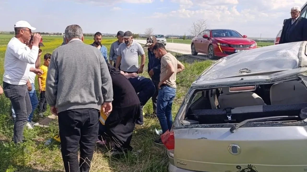 Kulu'da otomobil takla attı: Yaralı sürücü hastaneye kaldırıldı