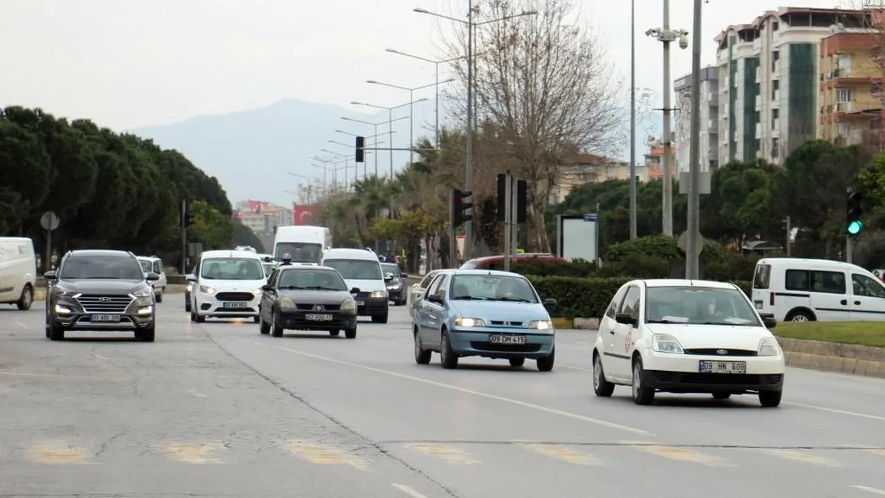 Aydın'da motorlu araç sayısı rekor kırdı: 636 bin 902'ye ulaştı