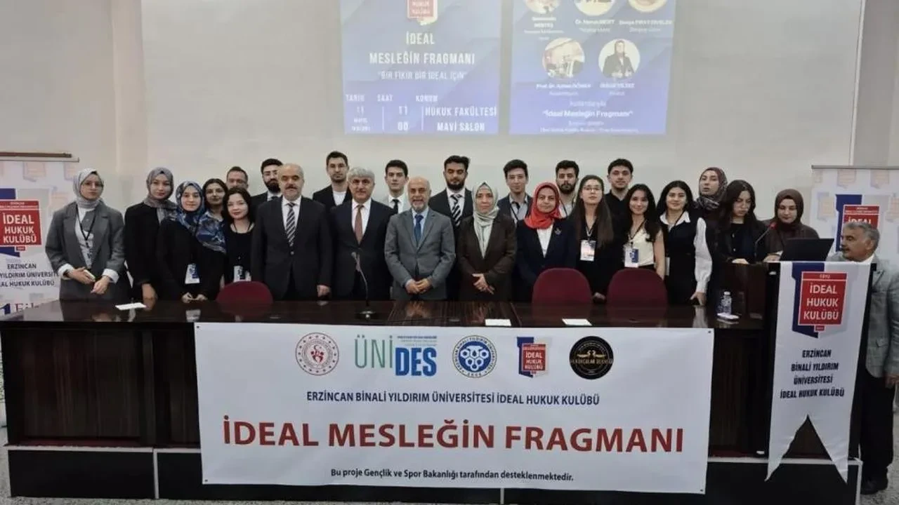 Erzincan'da hukuk dünyasının önde gelen isimleri öğrencilerle buluştu: 'İdeal Mesleğin Fragmanı' söyleşisinde neler konuşuldu?