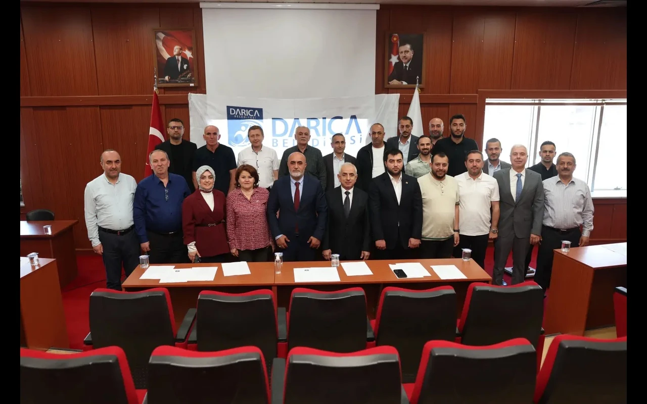 Darıca Belediyesi Spor Kulübünde başkanlık değişimi gerçekleşti