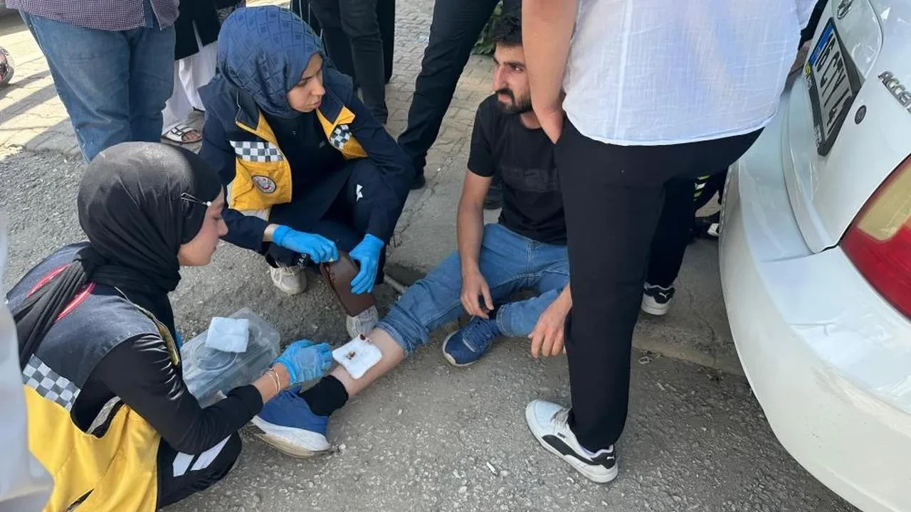 Adıyaman'da korkutan kaza! Otomobil ve motosiklet çarpıştı, yaralı kaydedildi