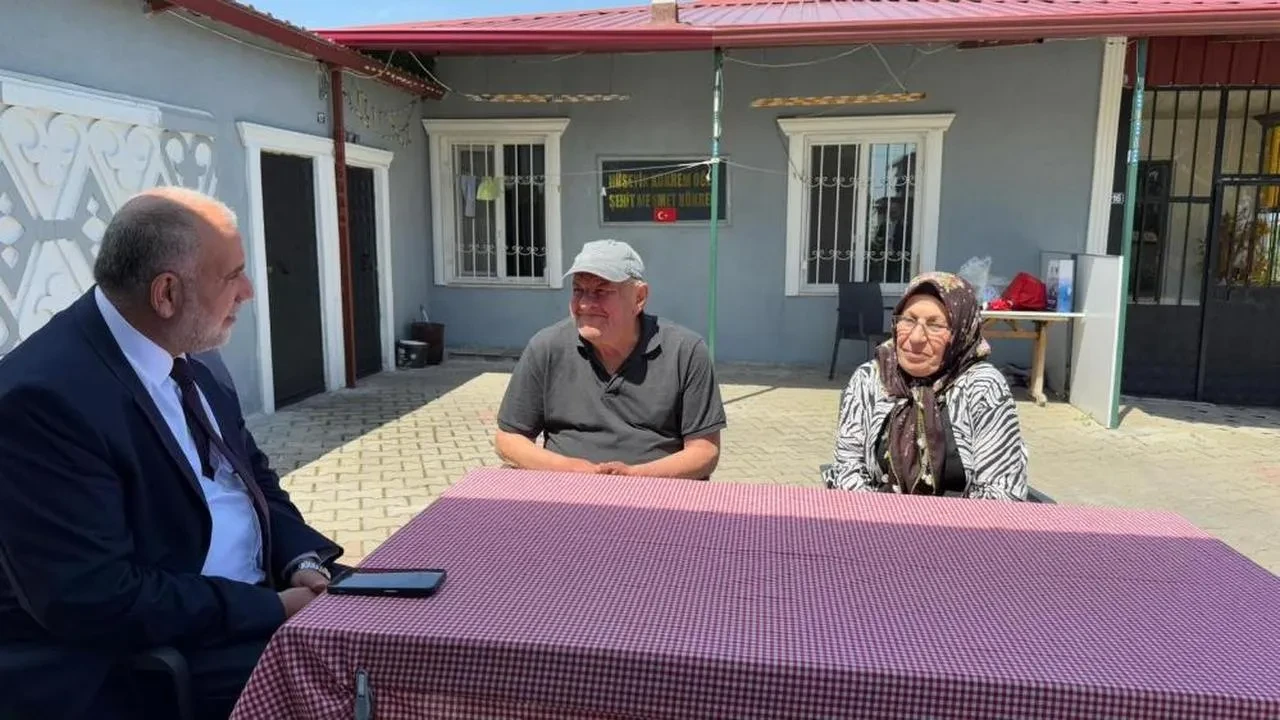 Canik Belediye Başkanı Sandıkçı'dan şehit annelerine anlamlı Anneler Günü ziyareti