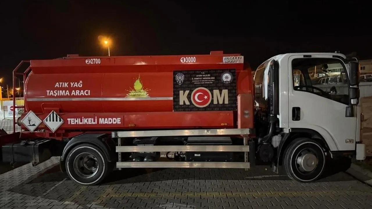 Aydın'da akaryakıt kaçakçılığı operasyonu: 4 ton atık yağ ele geçirildi