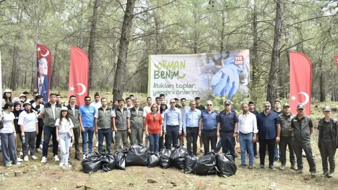 Köyceğiz'de 'Orman Benim' etkinliğiyle doğa temizlendi, gelecek için örnek oluyor!