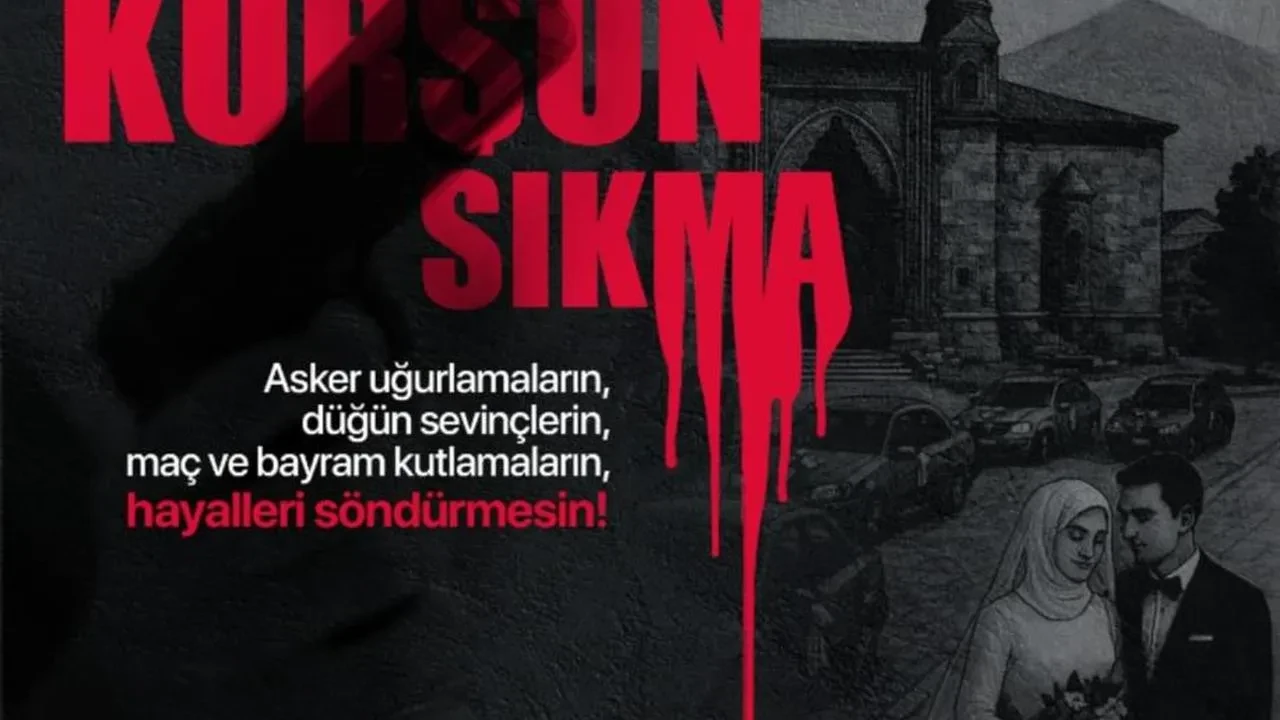 Erzurum Valiliği'nden dikkat çeken uyarı: Düğünlerde ve kutlamalarda silah kullanmak tehlikeli