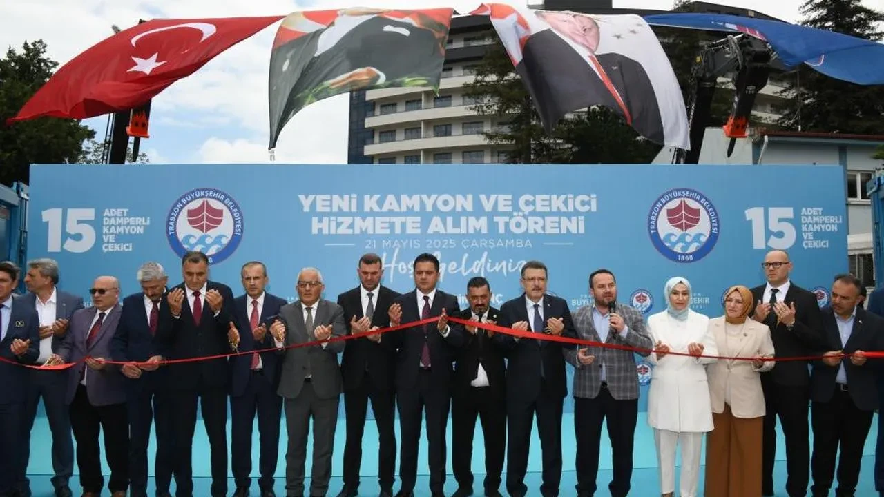 Trabzon Büyükşehir Belediyesi, yeni araç filosuyla hizmet kalitesini artırmayı hedefliyor