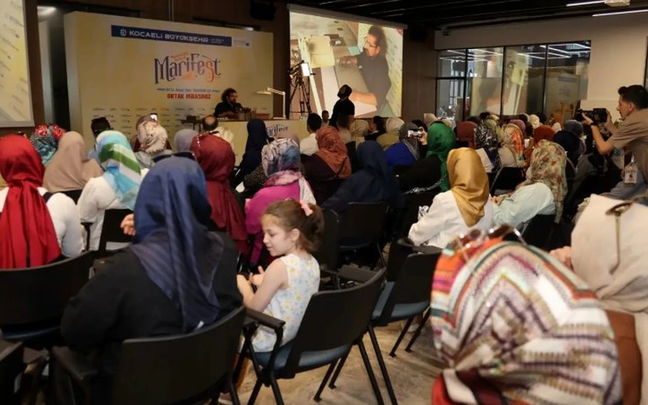 Hat sanatçısı Levent Karaduman MARİFEST25te gösteri yaptı