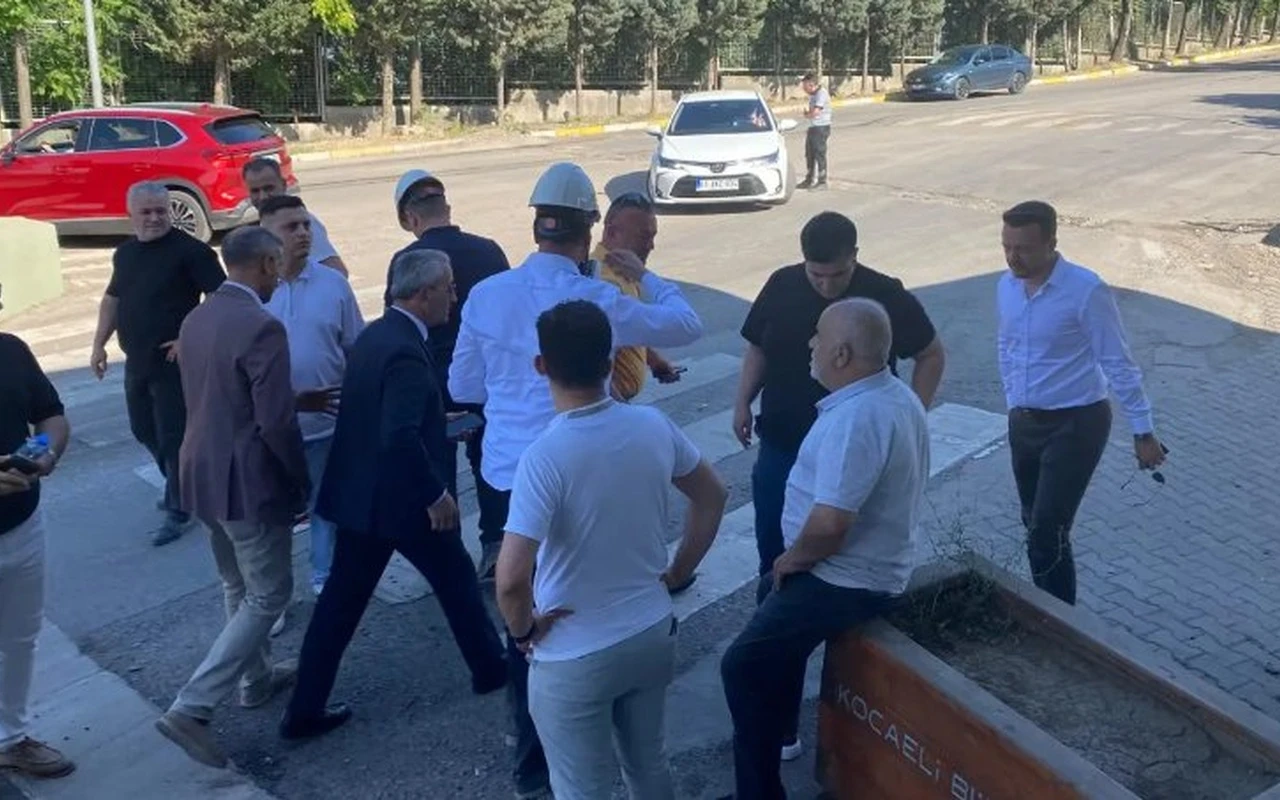 İZAYDAŞ yangınında Başkan Yardımcısı tesise alınmadı girdi