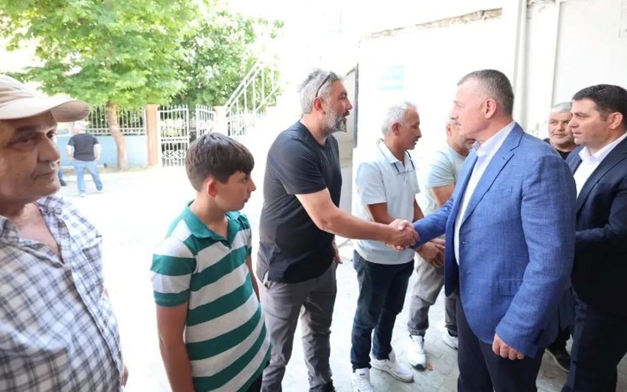 Büyükakın Gülşah Yazıcının babasının cenazesine katıldı