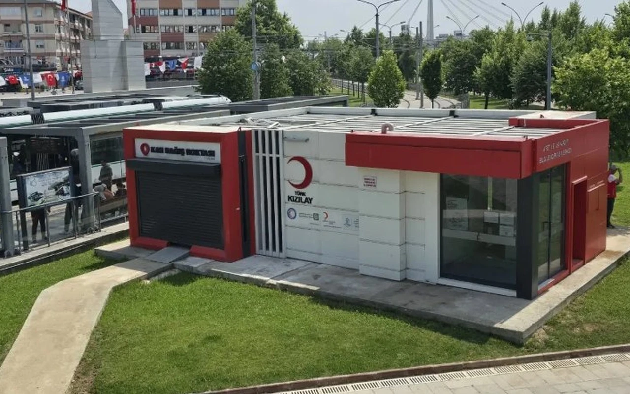 Kızılay Kocaelide yeni kan noktası açıldı
