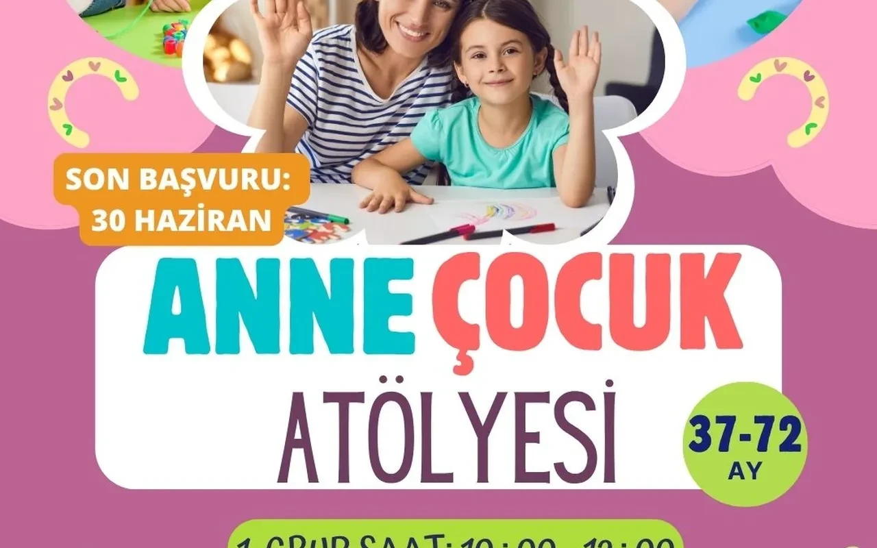 KOMEK anne çocuk atölyesi eğitime başlıyor