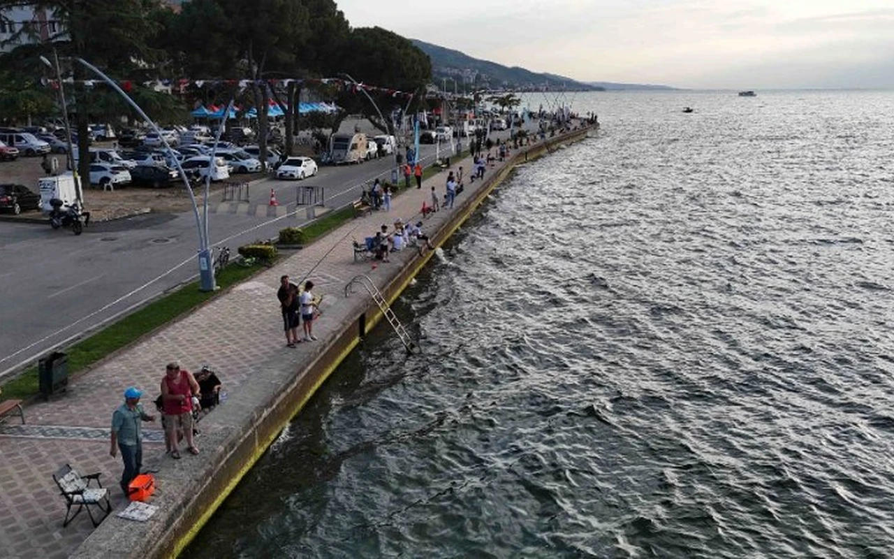 Kocaeli sahilinde festival coşkusu yaşandı
