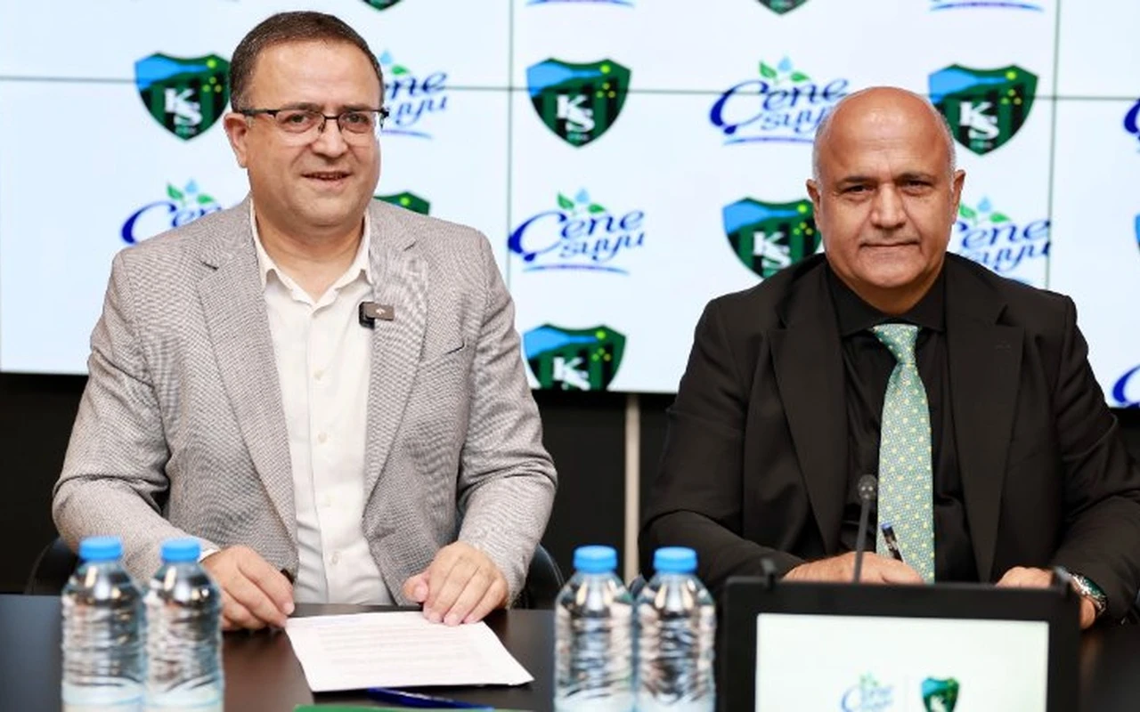 Çenesuyu Kocaelispor’un resmi su sponsoru oldu