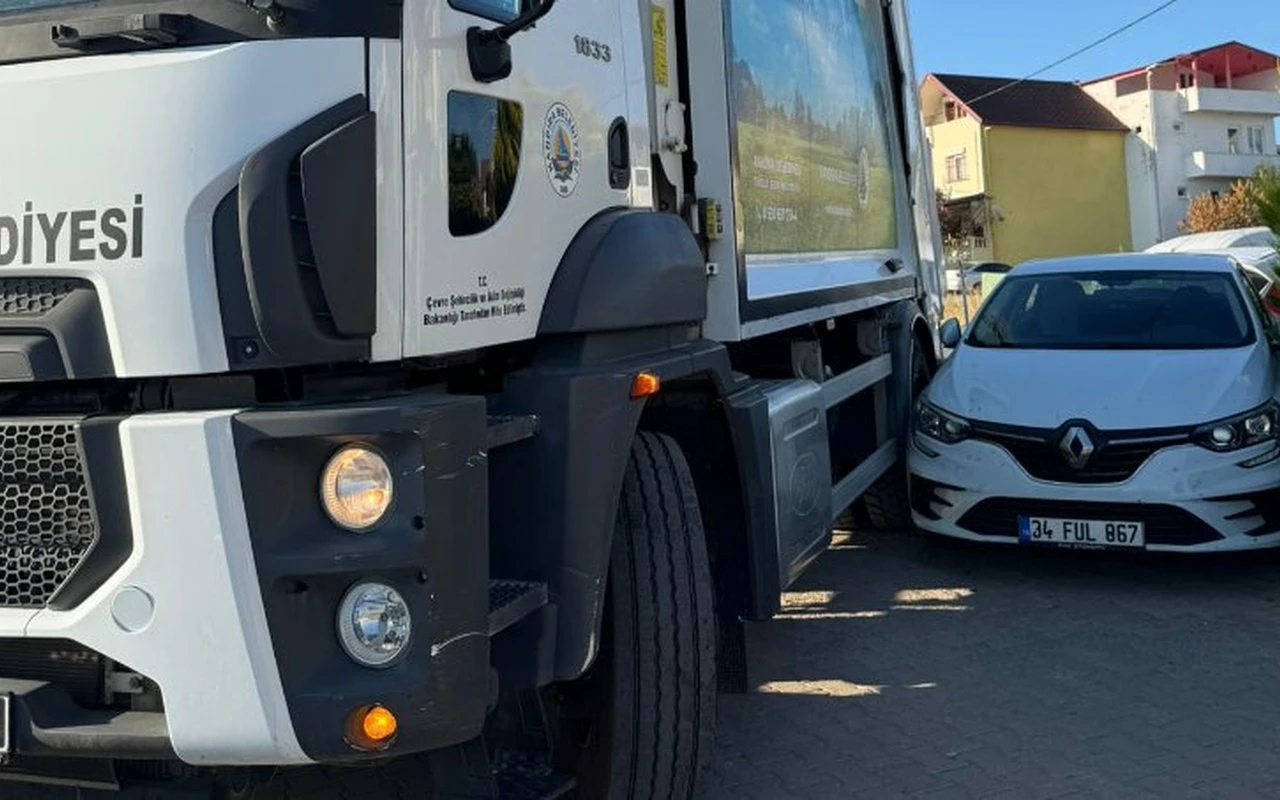 Kandıra sahillerinde araç parkı temizliği engelledi