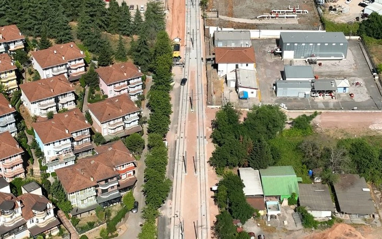 Alikahya Stadyum Tramvay Hattı çalışmaları sürüyor