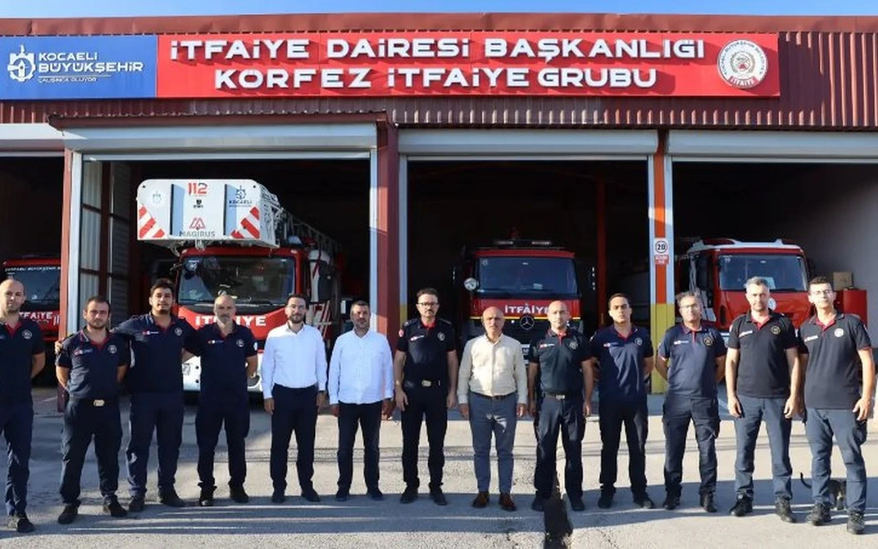 Körfez Belediye Başkanı orman kahramanlarını ziyaret etti