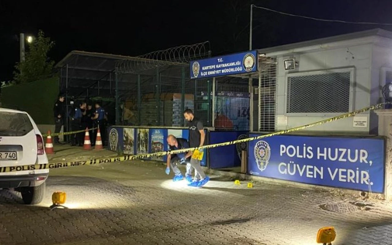 Kartepe'de emniyet önünde silahlı kavga çıktı