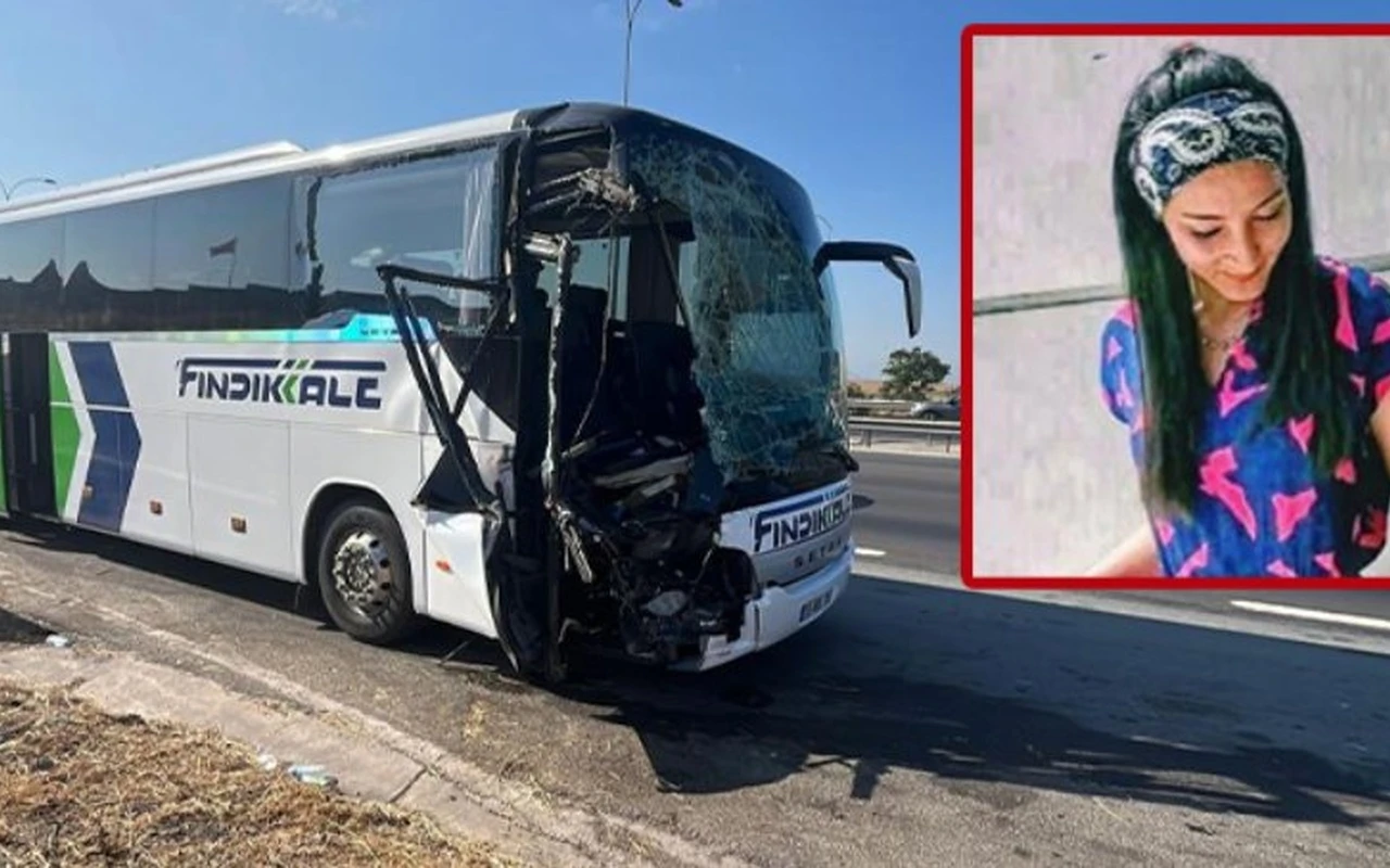 Kocaeli otobüs kazasında hostes hayatını kaybetti