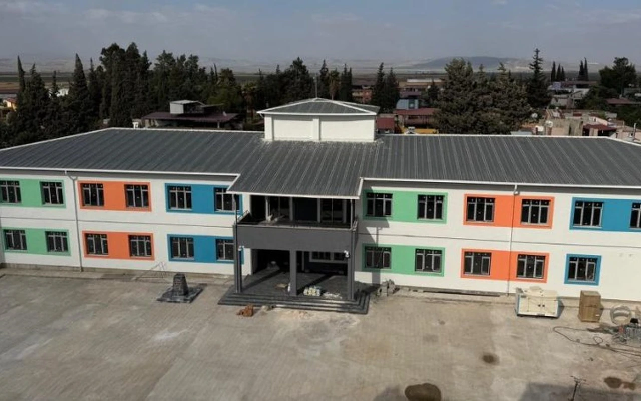 Hatay’a yeni okul inşası tamamlandı