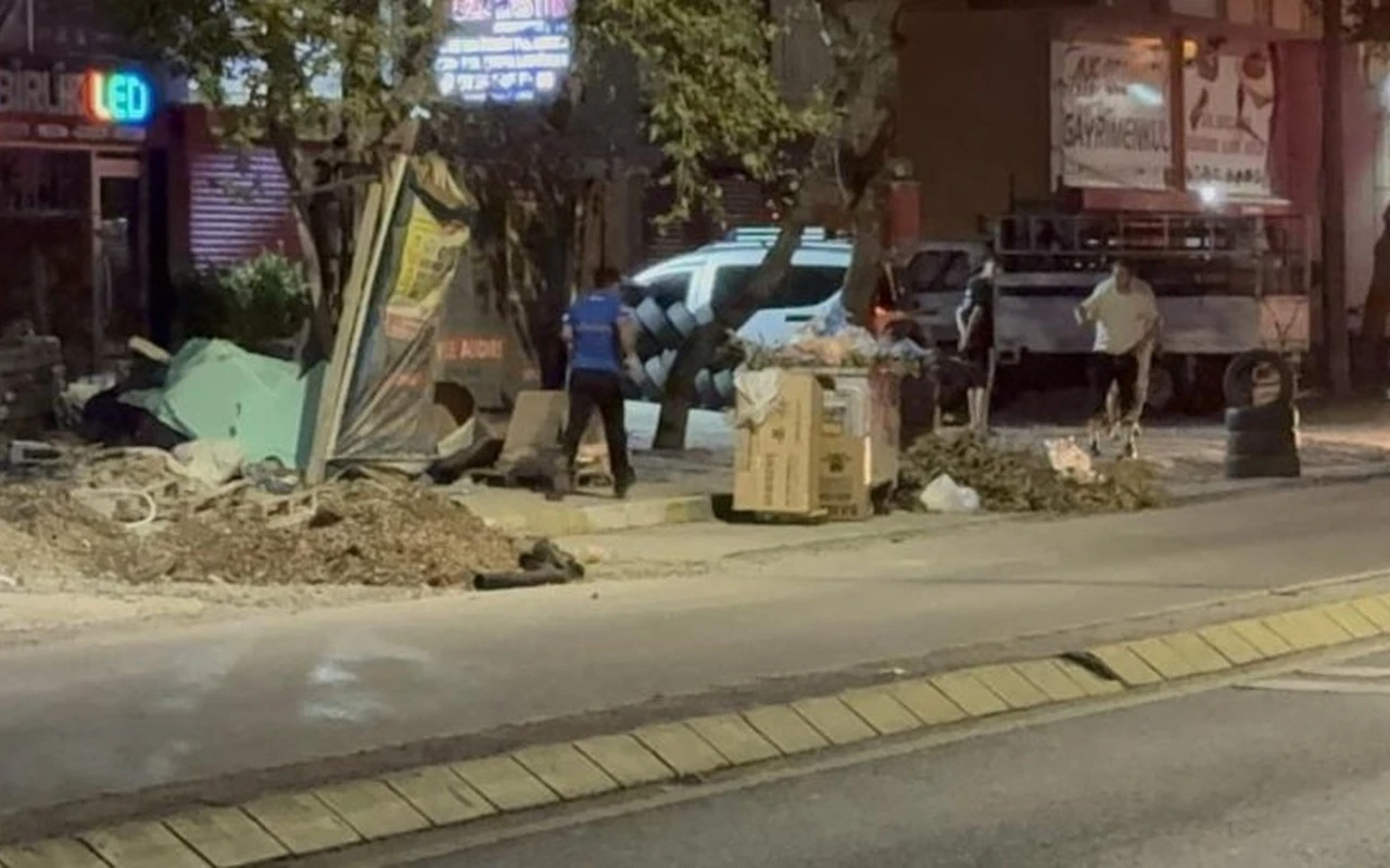 Gebze'de doğal gaz borusu kazıyla delindi