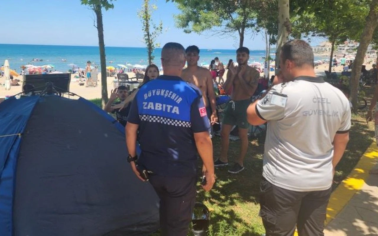 Kocaeli’de çadır kuran vatandaşlar uyarıldı