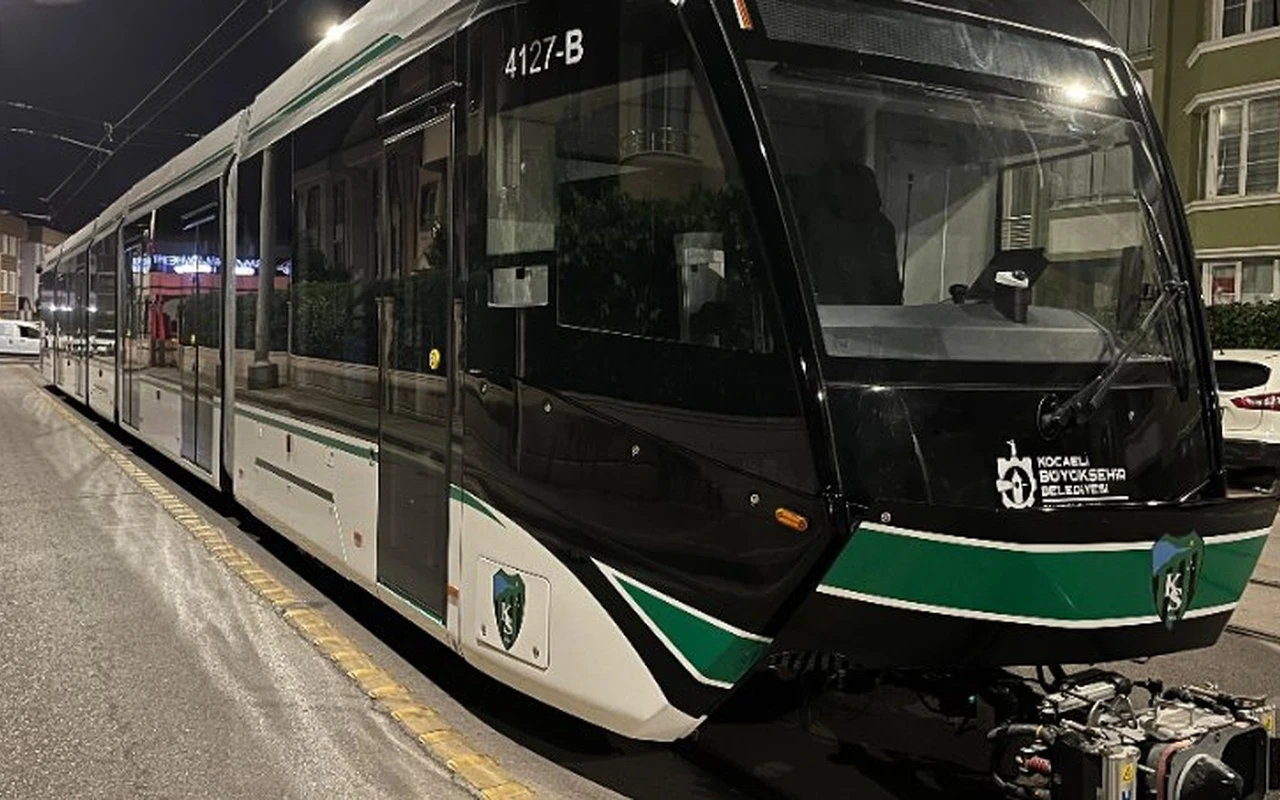 Kocaeli için son tramvay yola çıkıyor