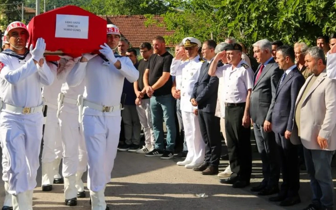 Kıbrıs Gazisi Yılmaz Güneş İzmitte toprağa verildi