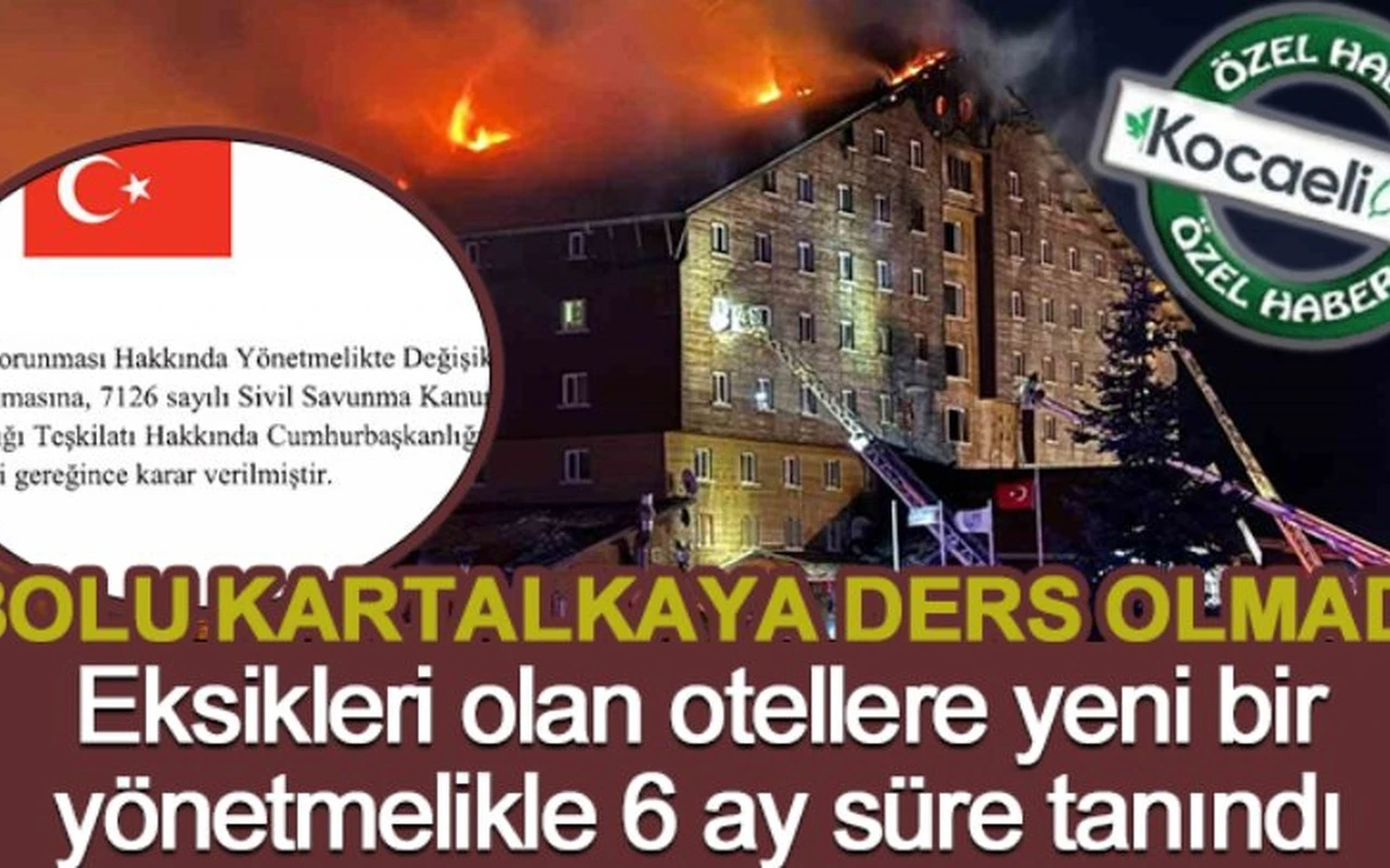 Otel yangını sonrası denetimler gevşetildi