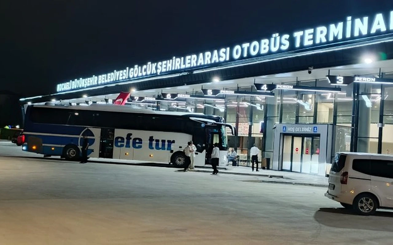 Gölcük'e 13 peronlu yeni terminal açıldı