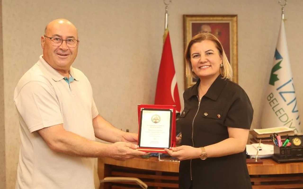 Fatma Başkan dernek yönetimini makamında ağırladı