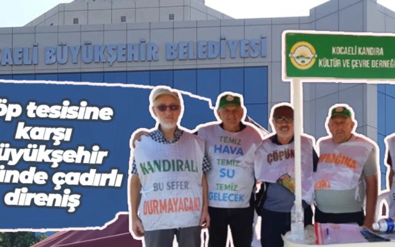 Kocaeli’de çöp tesisine karşı direniş sürüyor