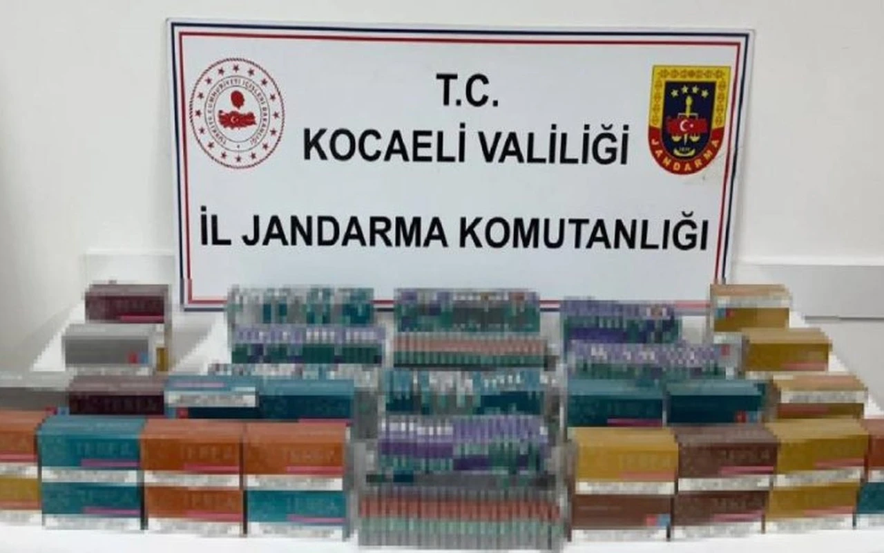 Gebze’de 2 bin 500 elektronik sigara ele geçirildi