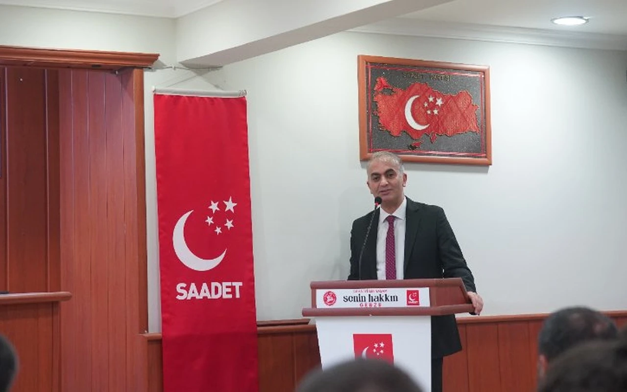 Saadet Partisi Gebze İlçe Başkanı emlak vergilerinde artışa tepki gösterdi