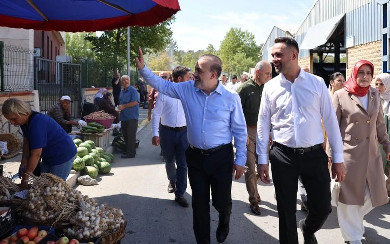 Başkan Talus Kandıra Pazarını gezdi