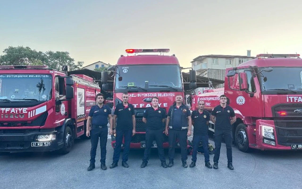 Kocaeli itfaiyesi Çanakkale’deki yangına gidiyor