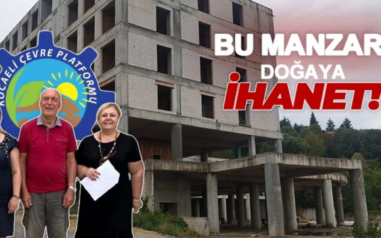 Maşukiye'de terk edilmiş bina tepki çekiyor