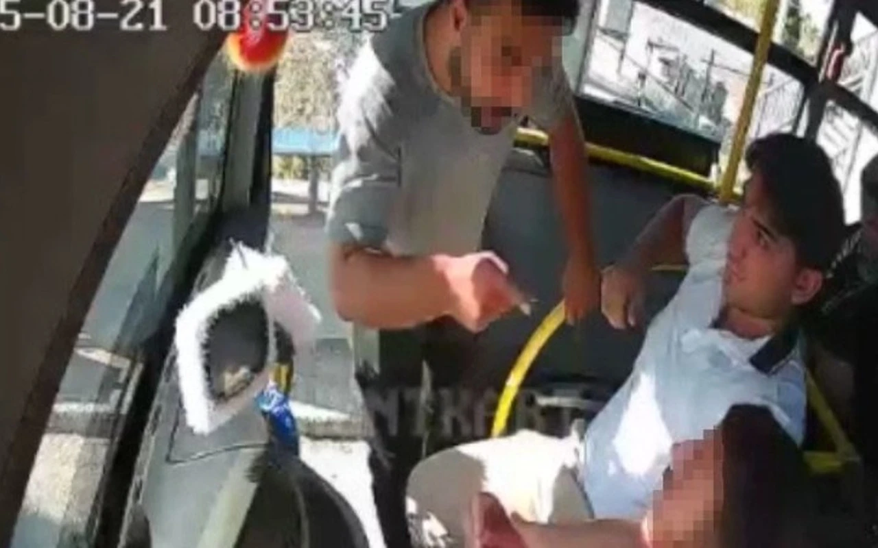 Başiskele’de şoföre bakışı nedeniyle tehdit