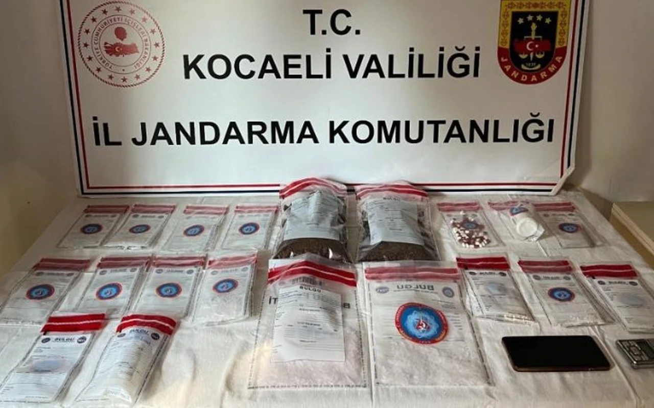 Kocaeli'de uyuşturucu operasyonunda 2 kişi tutuklandı