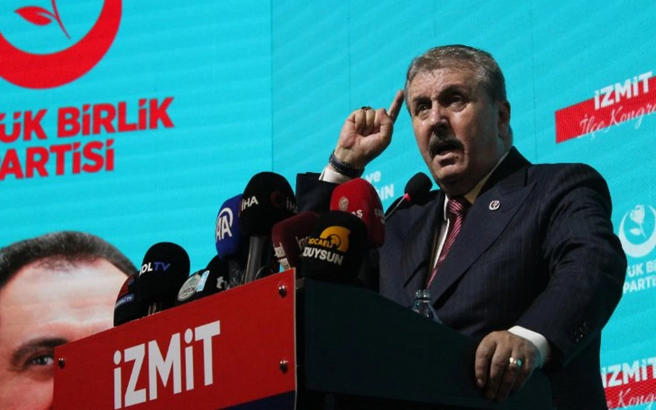BBP Genel Başkanı Destici İslam ülkelerine birlik çağrısı yaptı