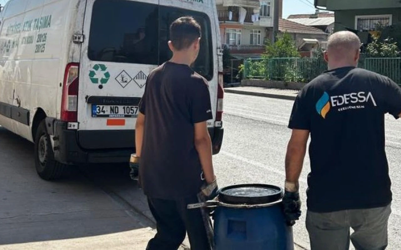 KOMEK 500 litre atık yağ geri kazandırdı
