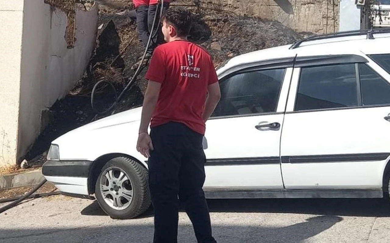 Kocaeli’de kısa devre yangını söndürüldü