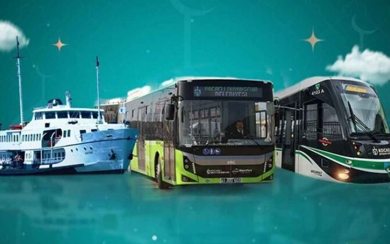 30 Ağustos’ta Kocaeli’de toplu ulaşım ücretsiz