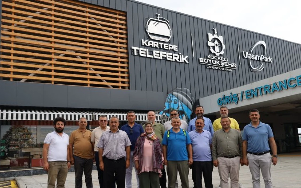 Muhtarlar Kocaeli projelerini gezdi