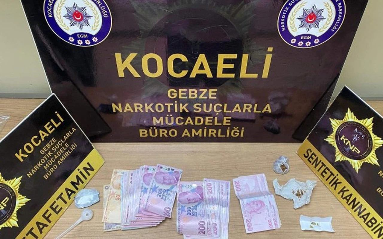 Kocaeli'de narkotik operasyonu 4 tutuklama