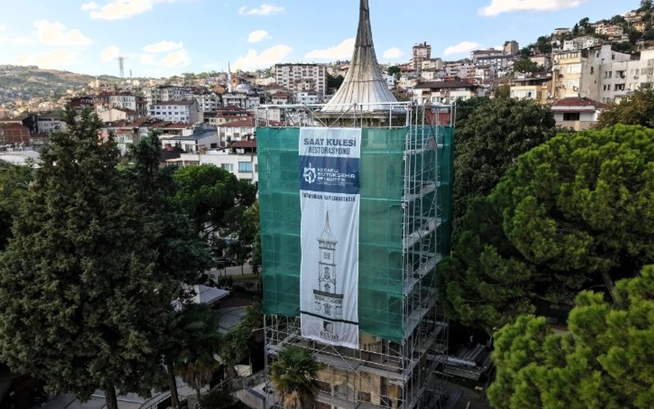 İzmit Saat Kulesi eski ihtişamına kavuşuyor