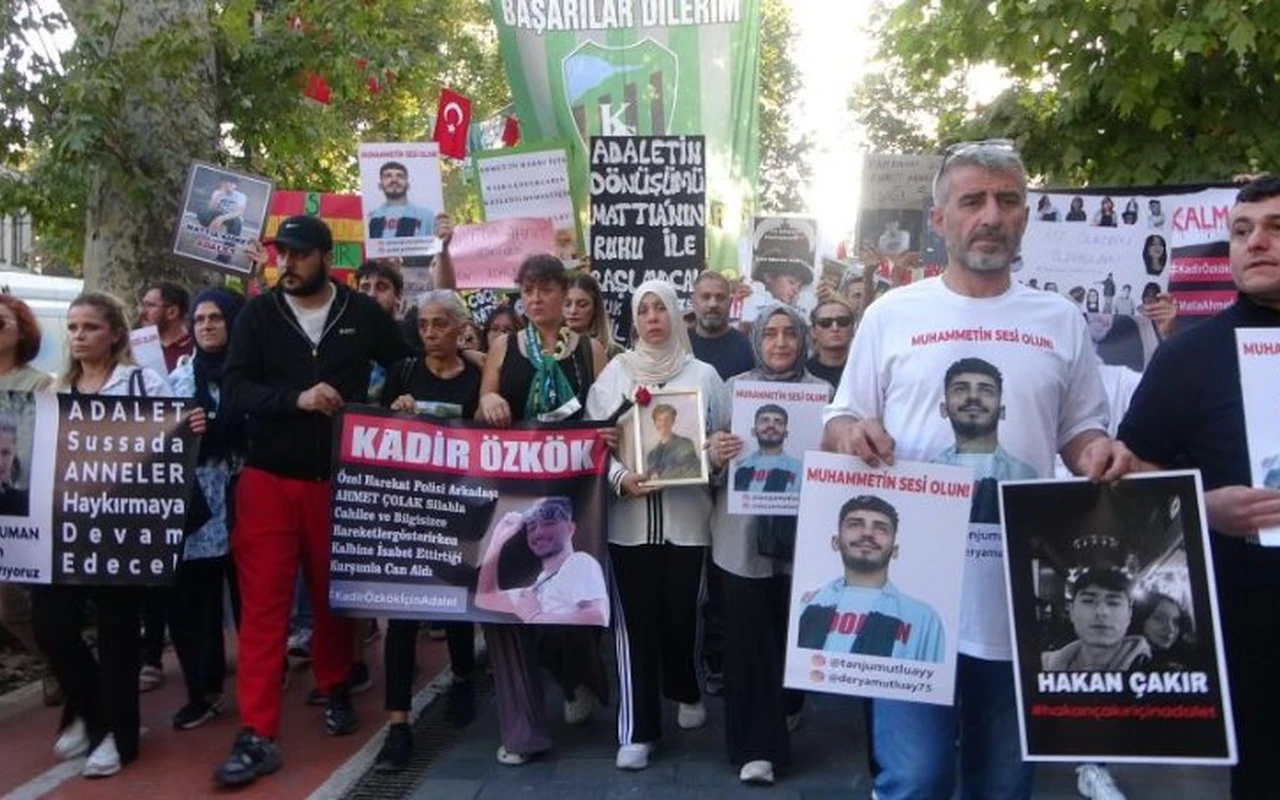 Kocaeli'de aileler evlatları için yürüdü