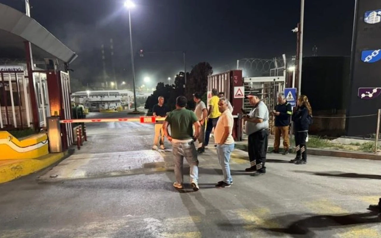 Polisan Kimya Fabrikasında sızıntı meydana geldi