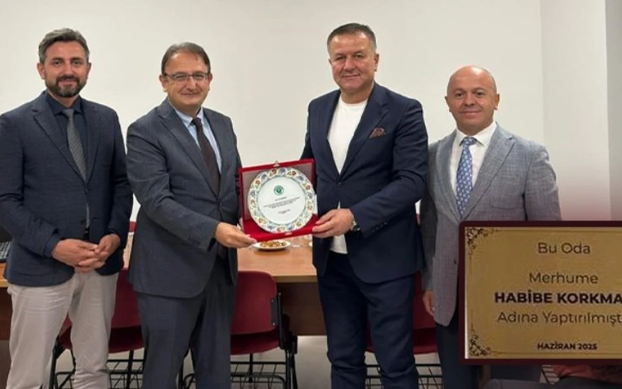 Ali Korkmaz hasta odasını tefriş etti