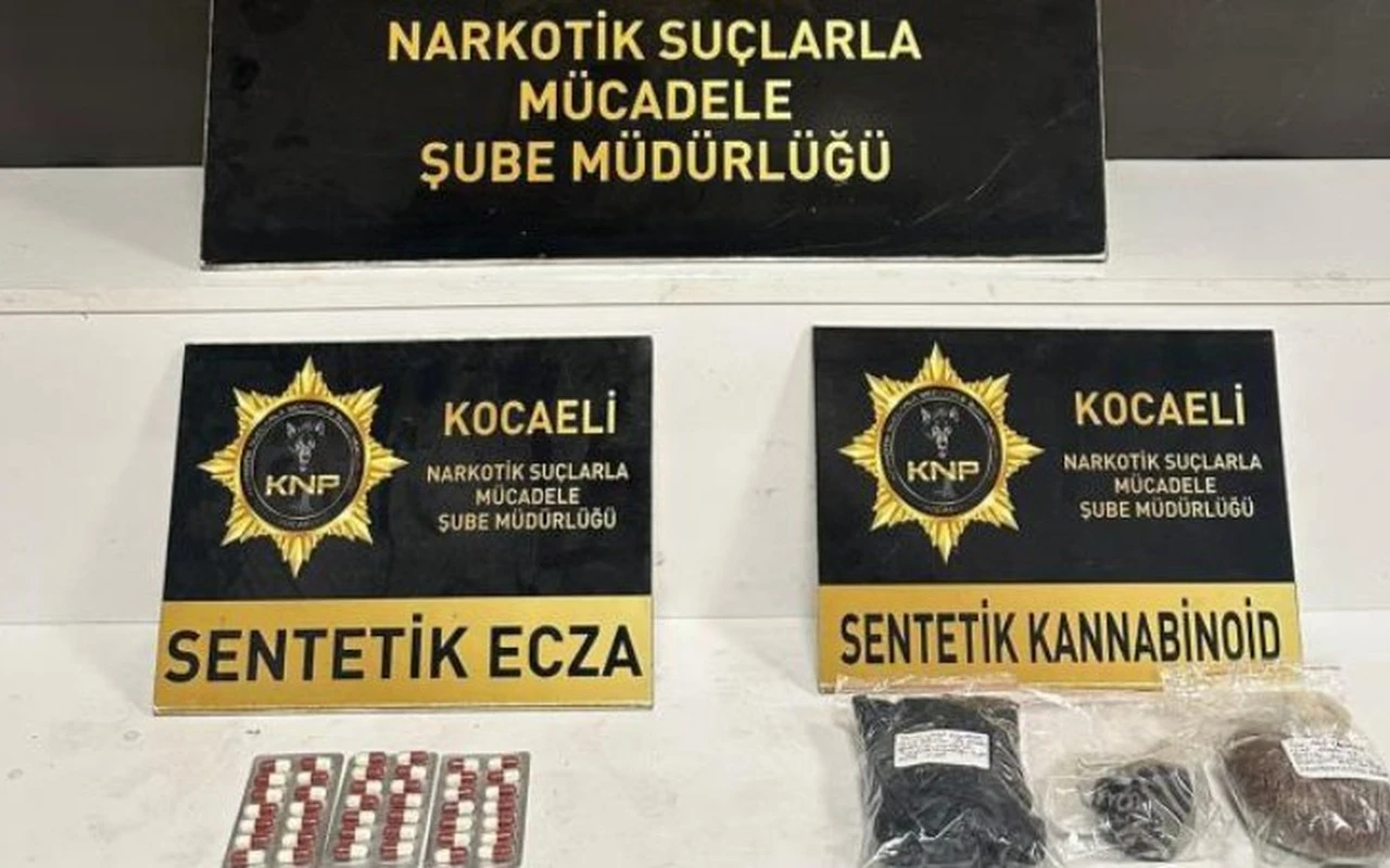 Kocaeli operasyonunda uyuşturucu ve sigara filtresi ele geçirildi