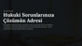 Tuzcuoğlu Hukuk Bürosu Hukuki Çözümleriniz İçin Güvenilir Adres